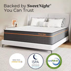 Sweetnight Matelas Hybride en Mousse à Mémoire de Forme 30,5 cm en Boîte, Fermeté Moyenne