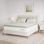 Novilla 14 inch Memory Foam Hybrid Mattress with Innersprings for Pressure Relief and Motion Isolation