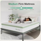 Novilla 14 inch Memory Foam Hybrid Mattress with Innersprings for Pressure Relief and Motion Isolation