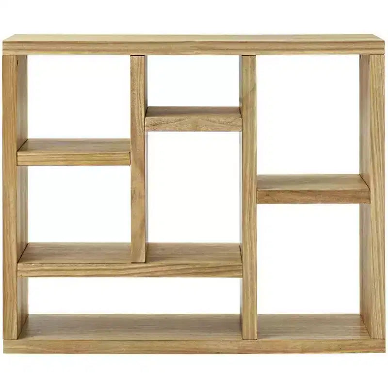 Open Shelf Bookcase, 7-Cube Freestanding Display Storage Cabinet, VC Exclusive, for Entryway, Living Room