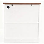 Buffet Cabinet with Storage, Sideboard Buffet with Glass Doors, Built-in Power Outlet, Black Relief Top Plate, for Kitchen, Coffee Bar, Pantry