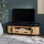 Etka 2 Drawer Tambour Door Media Stand - MED3112 - Safavieh