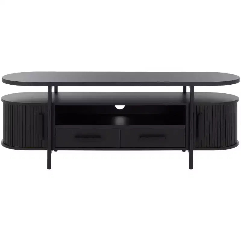 Etka 2 Drawer Tambour Door Media Stand - MED3112 - Safavieh