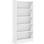 Lantine 6-Tier Tall Bookcase, 71 Inches Bookshelves and Bookcases, Floor Standing 5 Shelf Library Bookcase for Home Office, Living Room, Bedroom
