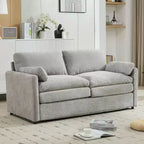 MAYEERTY 68.1 Canapé Causeuse Rembourré Confortable Canapé Nuage Oversize Canapé Double Coussin pour Salon Gris Clair