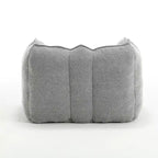 Fauteuil poire souple avec mousse haute résilience, canapé paresseux carré avec repose-pieds, housse pour adultes pour jouer, lire ou regarder la télévision