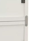 Étagère de rangement multimédia à 8 niveaux VIYET 11.69.370.9 - MDF blanc, étagères réglables