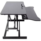 Standing Desk Converter, Height Adjustable Sit Stand Up Desk Riser with Keyboard Tray, Desktop Workstation