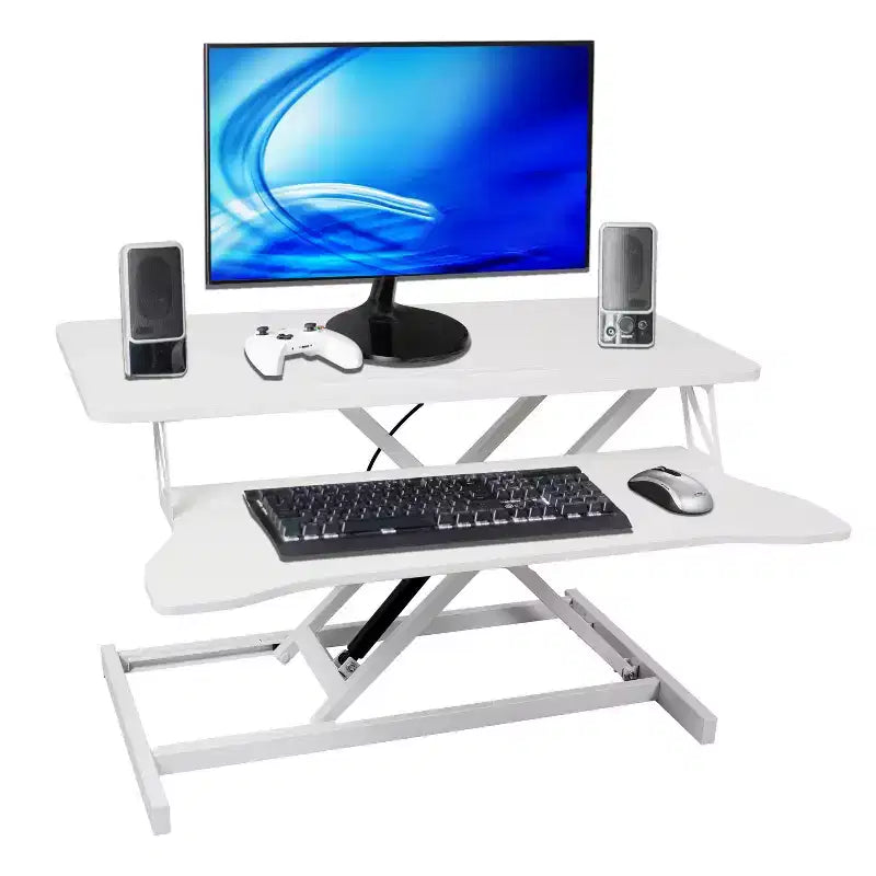 Standing Desk Converter, Height Adjustable Sit Stand Up Desk Riser with Keyboard Tray, Desktop Workstation