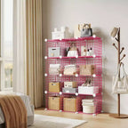 12-Cube Storage Organizer 37 x 13 x 38  Modular Wire Shelving Unit for Closet, Bedroom, Office (1-Pack)