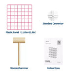 12-Cube Storage Organizer 37 x 13 x 38  Modular Wire Shelving Unit for Closet, Bedroom, Office (1-Pack)