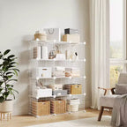 12-Cube Storage Organizer 37 x 13 x 38  Modular Wire Shelving Unit for Closet, Bedroom, Office (1-Pack)