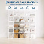 12-Cube Storage Organizer 37 x 13 x 38  Modular Wire Shelving Unit for Closet, Bedroom, Office (1-Pack)