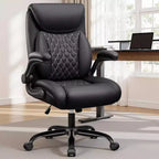 BALHAM TRADE - Chaise de bureau ergonomique avec support lombaire et accoudoirs réglables, roulettes pour le soulagement des douleurs dorsales