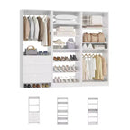 Besiost Closet System with Drawers and Shoe Racks