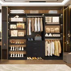 Besiost Closet System with Drawers and Shoe Racks