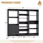 Besiost Closet System with Drawers and Shoe Racks