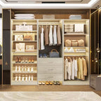 Besiost Closet System with Drawers and Shoe Racks