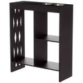 The Lakeside Collection Decorative End Table with Drink Holder -
