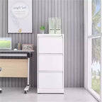 3/ 4 Drawer File Cabinet, Heavy Duty Vertical Filing Cabinets with Lock, Metal Steel Storage Cabinet for Office and Home, Assembly Required