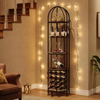 Lantine 24 - Suspension luminaire en tissu à 5 tambours, Lustre 5 lumières, Plafonnier suspendu moderne pour salon, chambre à coucher, escalier