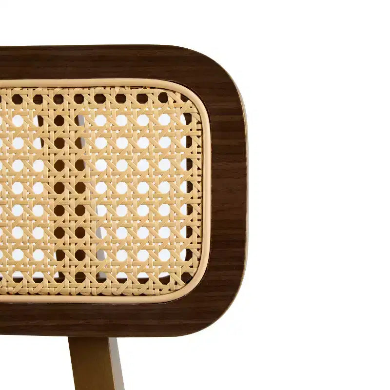 Christopher Knight Home Sacha Tabourets de bar contemporains en bois d'hévéa tressé de rotin (lot de 2)