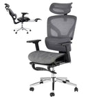 Ergonomic Office Chair, Comfortable Desk Chair with High Back Support and 3D Adjustable Armrests, Swivel Task Chair for Work, Study, Gaming