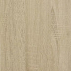 vidaXL Ensemble de meubles de salle de bain avec étagère 4 pcs Bois d'ingénierie Moderne Intérieur