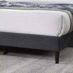 GDFStudio Lucas Modern Velvet Upholstered Platform Bed with Headboard