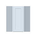CASAINC 24 W x 42 H x 12 D Shaker Base Kitchen Cabinet, Solid Wood Frame, Water-Based Low-VOC Paint, Soft-Close, RTA, Dove Gray