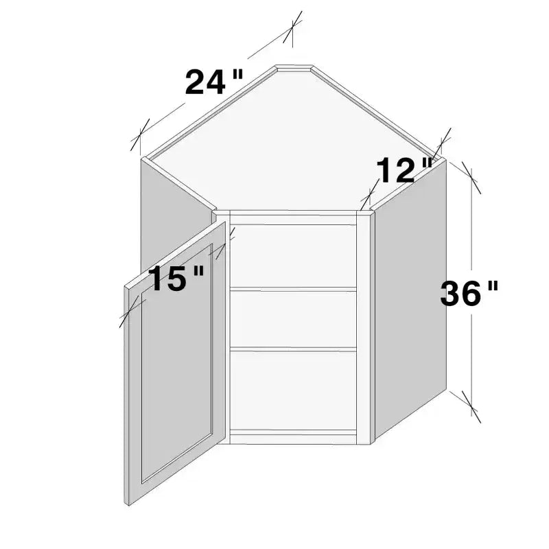CASAINC 24 W x 42 H x 12 D Shaker Base Kitchen Cabinet, Solid Wood Frame, Water-Based Low-VOC Paint, Soft-Close, RTA, Dove Gray