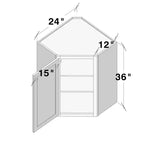 CASAINC 24 W x 42 H x 12 D Shaker Base Kitchen Cabinet, Solid Wood Frame, Water-Based Low-VOC Paint, Soft-Close, RTA, Dove Gray