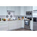 CASAINC 24 W x 42 H x 12 D Shaker Base Kitchen Cabinet, Solid Wood Frame, Water-Based Low-VOC Paint, Soft-Close, RTA, Dove Gray
