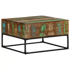 vidaXL Coffee Table Rough mango wood Rough mango wood Medium