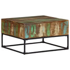 vidaXL Coffee Table Rough mango wood Rough mango wood Medium