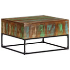 vidaXL Coffee Table Rough mango wood Rough mango wood Medium
