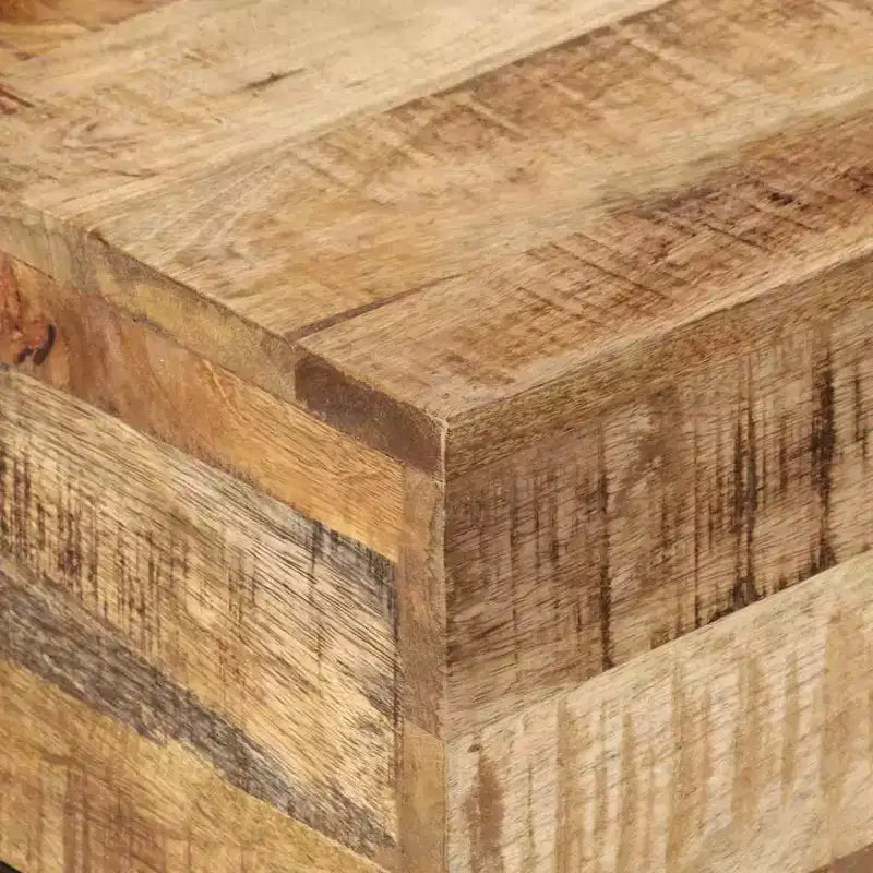 vidaXL Coffee Table Rough mango wood Rough mango wood Medium