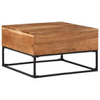 vidaXL Coffee Table Rough mango wood Rough mango wood Medium