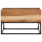 vidaXL Coffee Table Rough mango wood Rough mango wood Medium