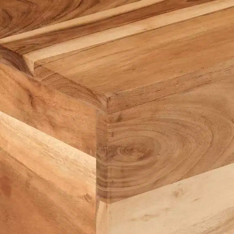 vidaXL Coffee Table Rough mango wood Rough mango wood Medium