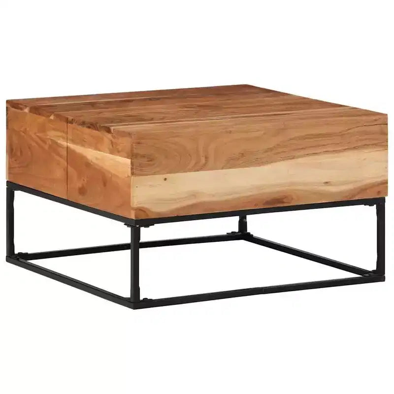 vidaXL Coffee Table Rough mango wood Rough mango wood Medium