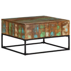 vidaXL Coffee Table Rough mango wood Rough mango wood Medium