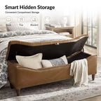 Banc traditionnel Wendy avec capitonnage|HULALA HOME-MARRON