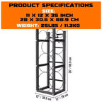 Support de bouteilles de réfrigérant 3 x 13,6 kg, Support de bouteilles de réfrigérant Supports et porte-bouteilles de gaz pour Fréon, gaz, oxygène, azote