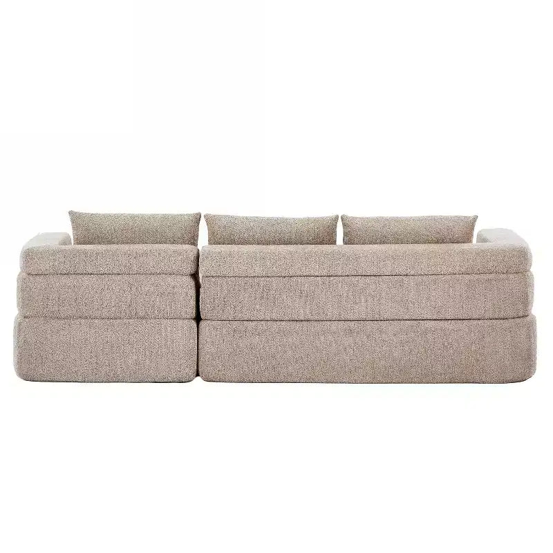 Christopher Knight Home Evelyne 106 Modern 4-Seater L Shaped Sectional Sofas with 3 Pillows