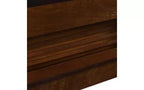 JVNOXK 47.2-inch Modern Wooden Rectangular Coffee Table with 4 Drawers and 2 Display Shelves, Tempered Glass Top, Suitable for Living Room, Brown