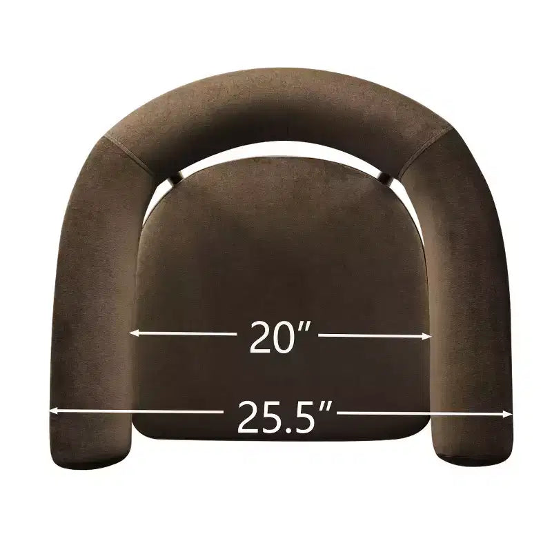 Lot de 2 tabourets de bar en velours hauteur comptoir, chaises de cuisine avec accoudoirs et dossier baquet rembourré de 24 pouces - Panipeachy