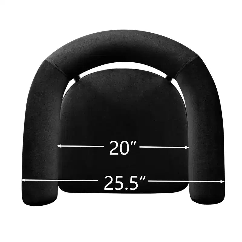 Lot de 2 tabourets de bar en velours hauteur comptoir, chaises de cuisine avec accoudoirs et dossier baquet rembourré de 24 pouces - Panipeachy