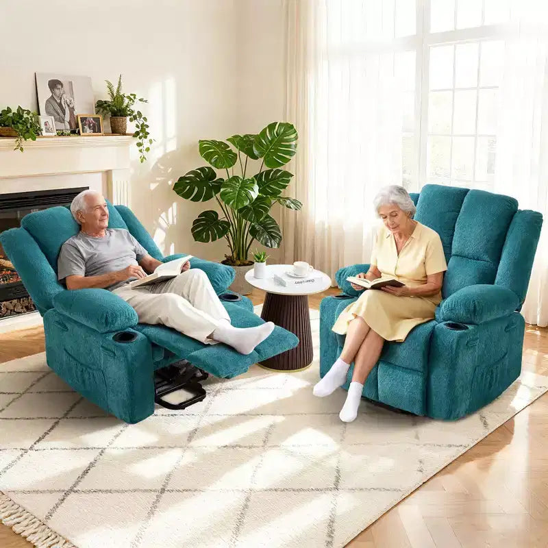 Oversized Power Lift Recliner Chair for Elderly,135Adjustable Lay Flat Lift Chair Electric Recliner Chairs, 2 Cup Holders and Stand Assist