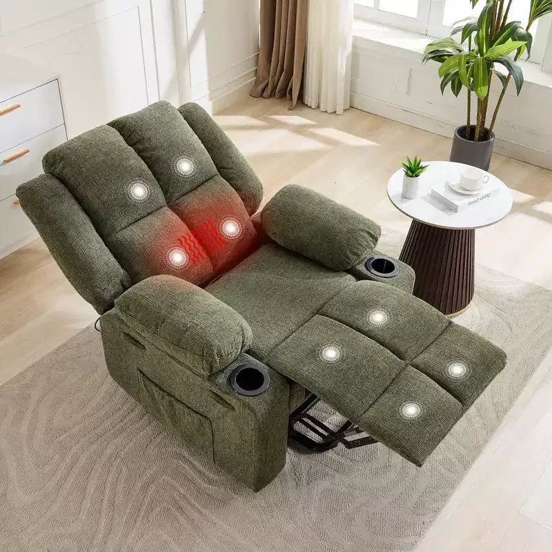 Oversized Power Lift Recliner Chair for Elderly,135Adjustable Lay Flat Lift Chair Electric Recliner Chairs, 2 Cup Holders and Stand Assist